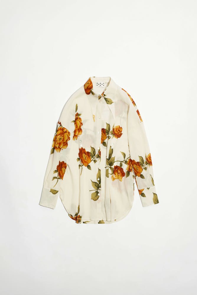 Shirt dress floral